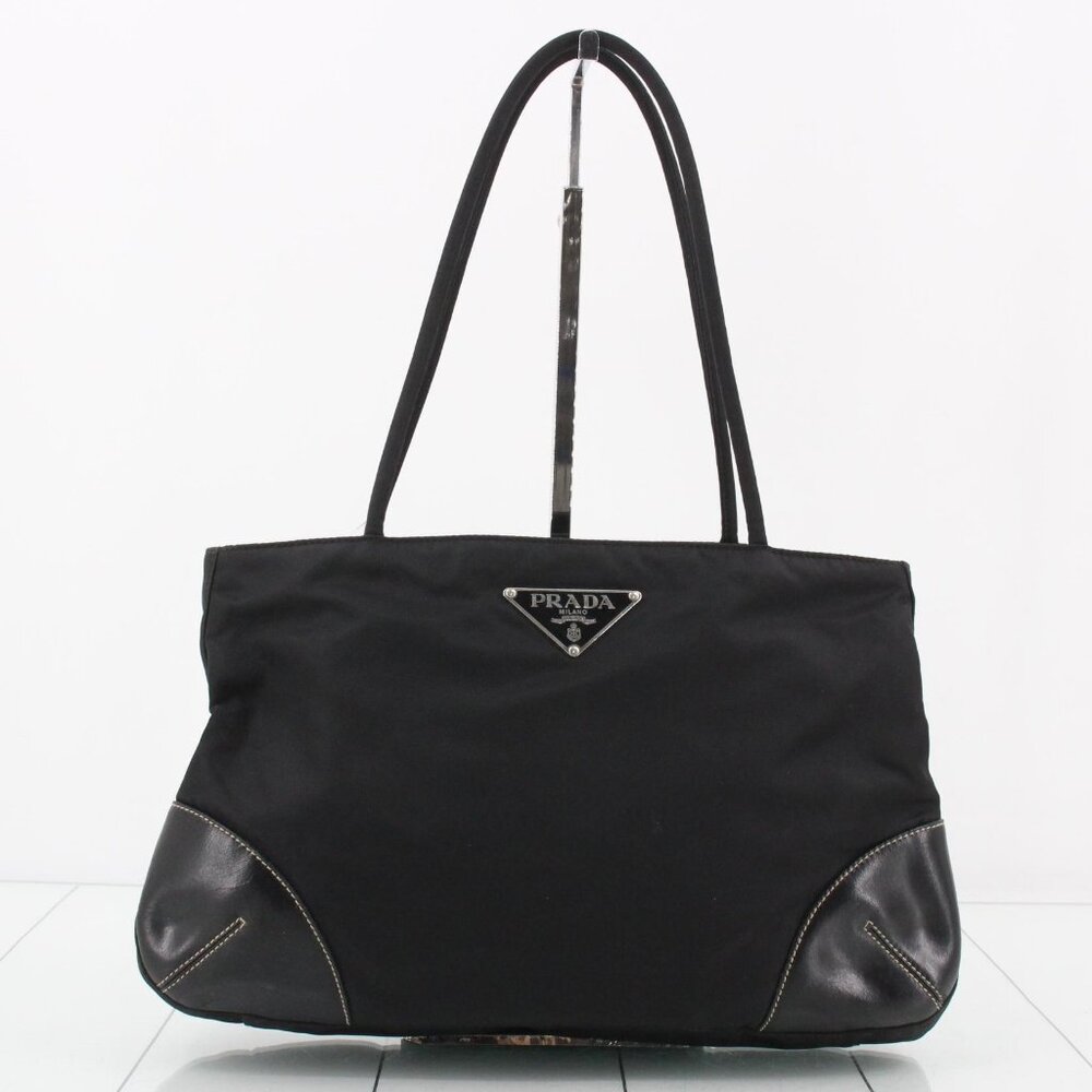 Prada Black Tessuto Easy Nylon Tote Bag
